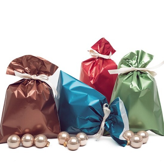 PNP Plast Dárkový sáček - Pearly Metal - 16 x 25 cm - 100 ks