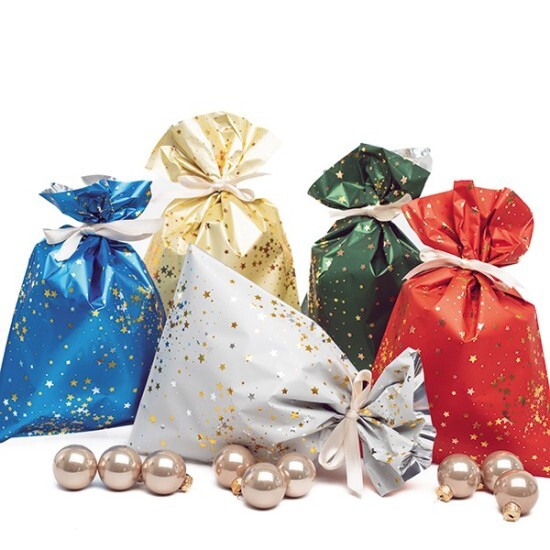 PNP Plast Vánoční dárkový sáček - Little Star - 20 x 35 cm - 100 ks
