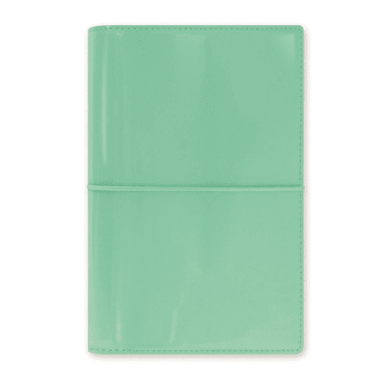 Diář Filofax Domino Patent - osobní - ledově zelená - 022514