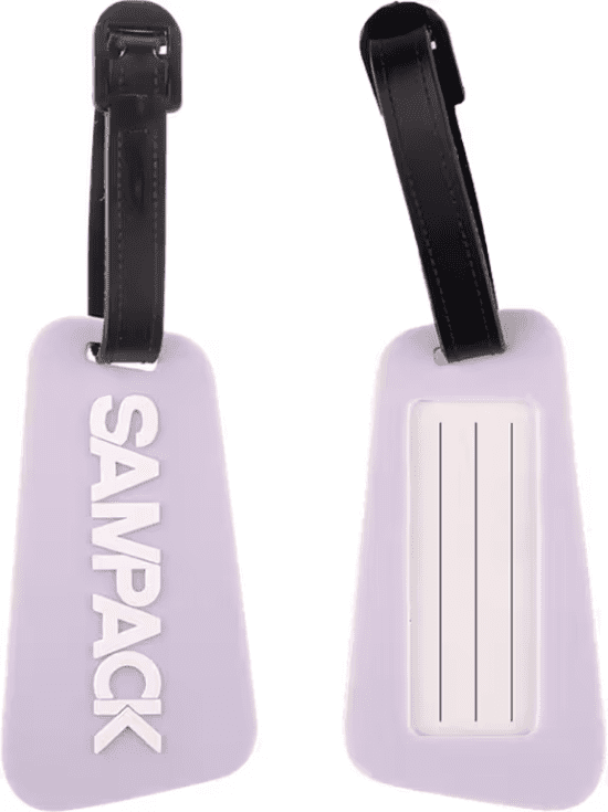 TEMPUS Jmenovka na cestovní zavazadlo - fialová