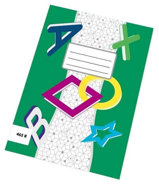 Papírny Brno Školní sešit 465e - A4, čtverečkovaný, 60 listů