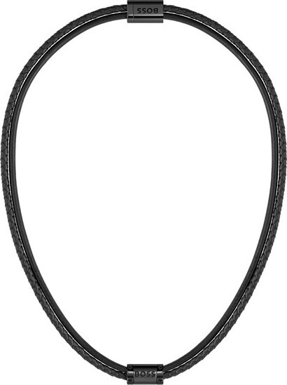 Hugo Boss Originální kožený náhrdelník 1580422