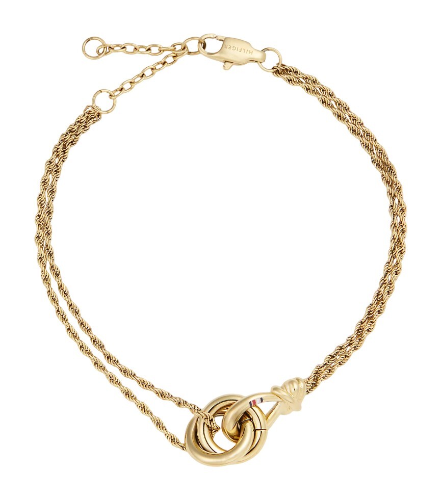 Tommy Hilfiger Pozlacený ocelový náramek pro ženy Nautical Knot 2780991