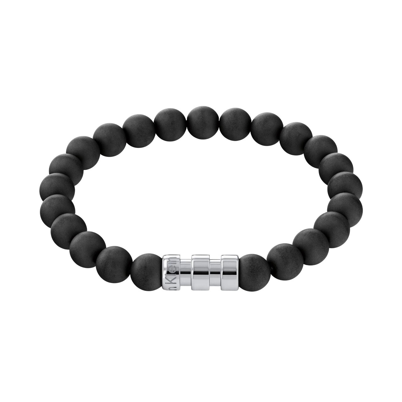 Calvin Klein Stylový korálkový náramek pro muže s onyxem 35000104