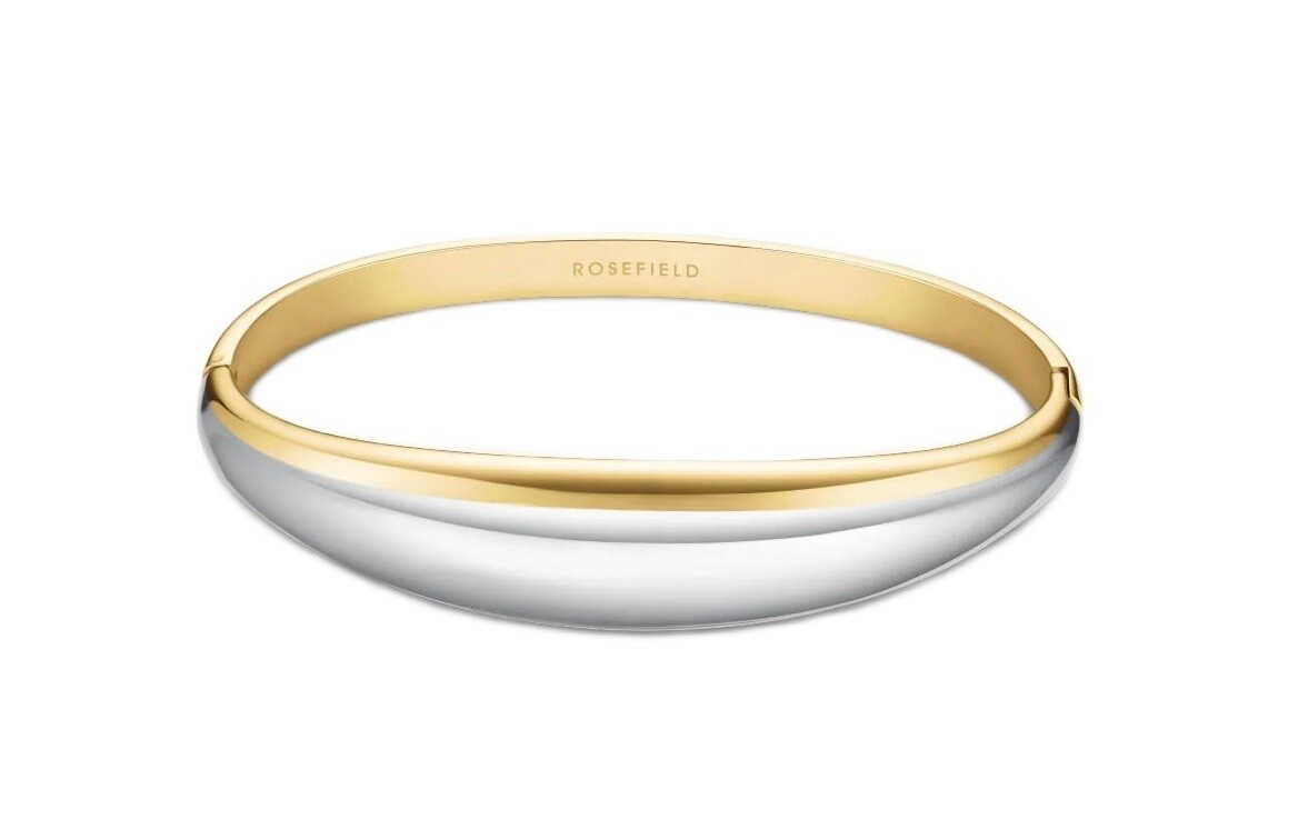 Rosefield Elegantní pevný bicolor náramek Dome JBDBD-J1218