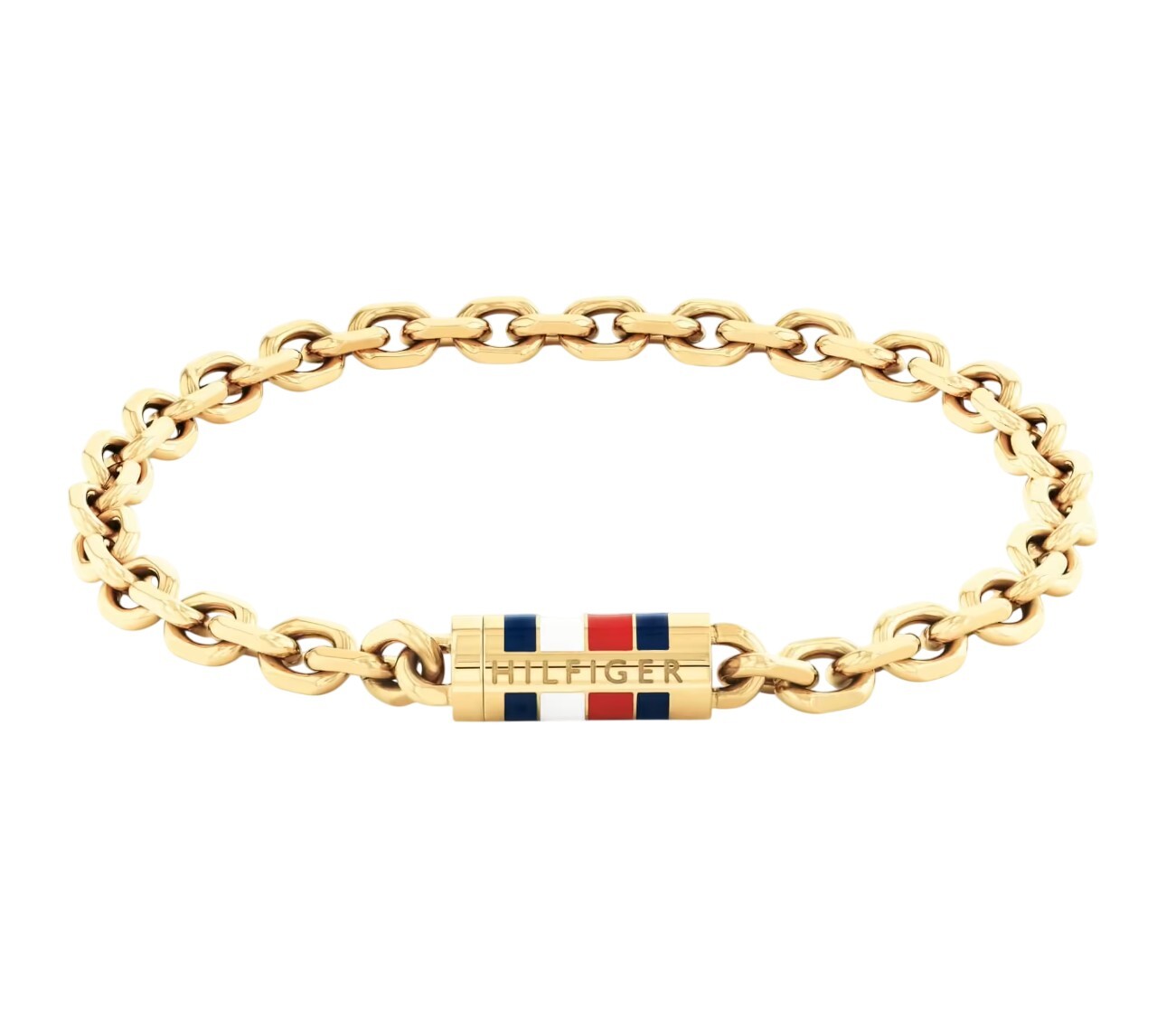 Tommy Hilfiger Originální pozlacený náramek Bruce Chain 2790653 19 cm