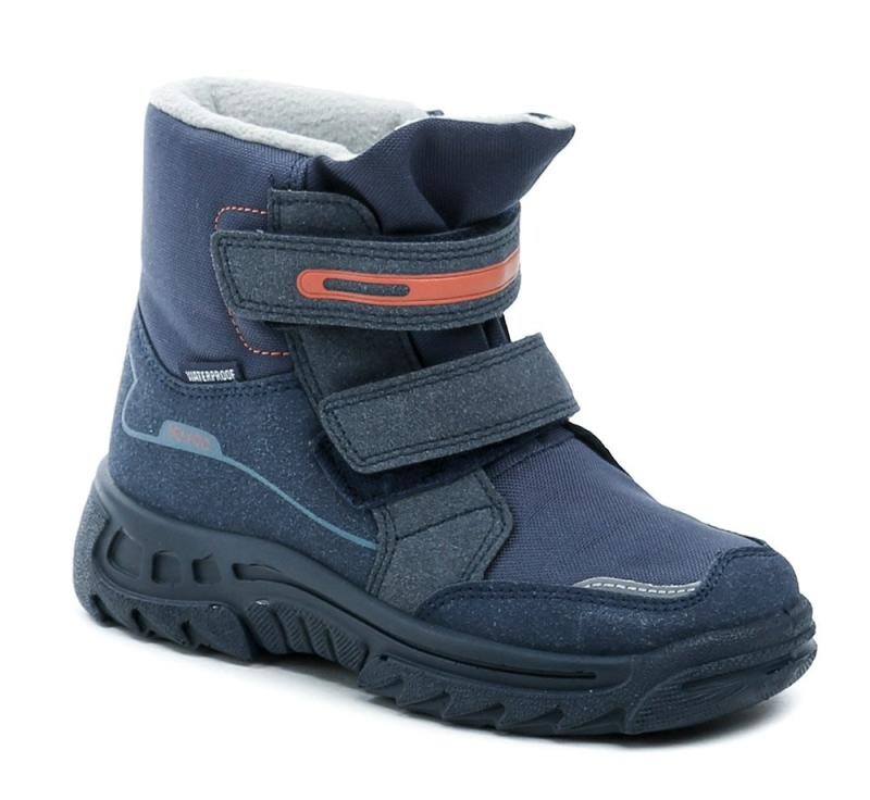Befado 615X005 navy dětské zimní boty