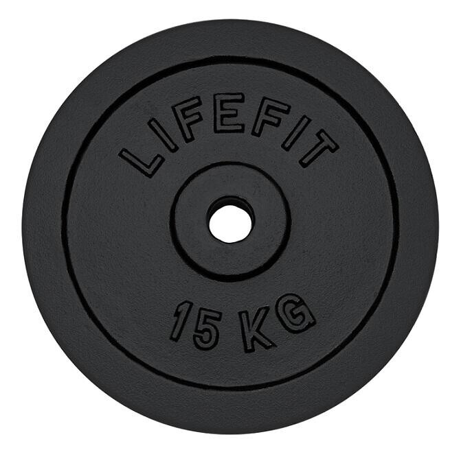 Lifefit Kotouč 15kg S2 kovový pro 30mm tyč