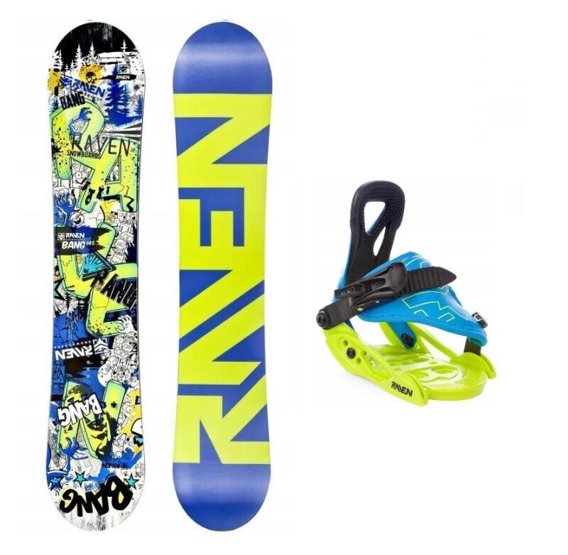Raven Bang junior dětský snowboard + Raven s160 dětské vázání