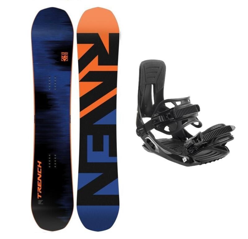 Raven Trench Carbon pánský snowboard + Hatchey Tactic snowboardové vázání