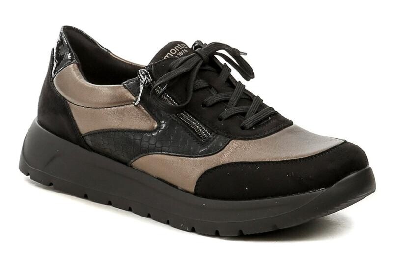 Remonte D2V02-04 černo bronzové dámské nadměrné polobotky