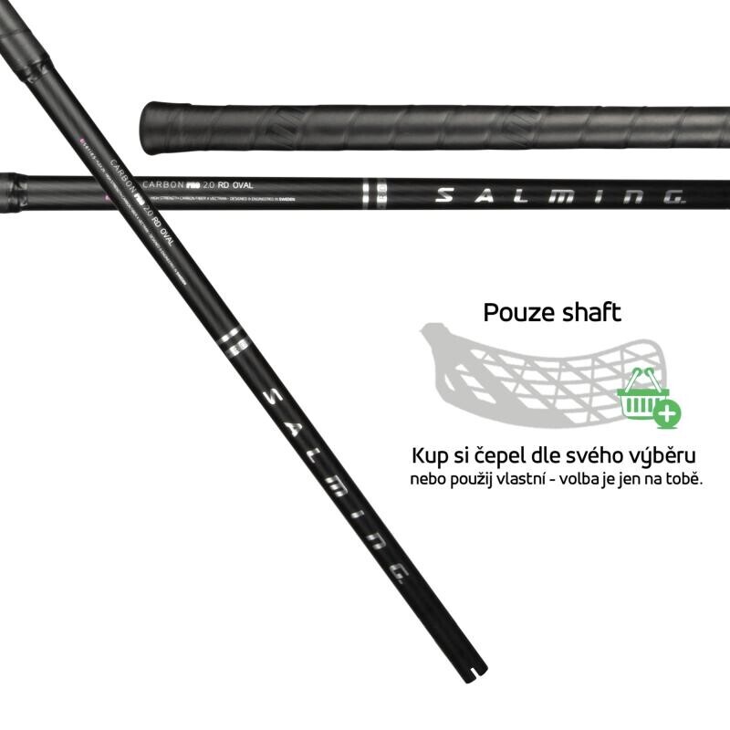 Salming Q-series Carbon Pro 2.0 RD Oval Shaft 29 Black/Silver