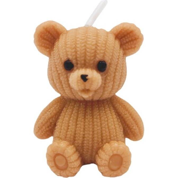 Svíčka medvídek 42 x 36 x 26 mm - Cakesicq