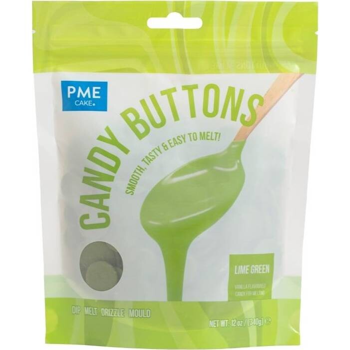 Limetkově zelená poleva v peckách 340g - PME