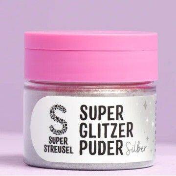 Prachová barva stříbrná 10g - Super Streusel