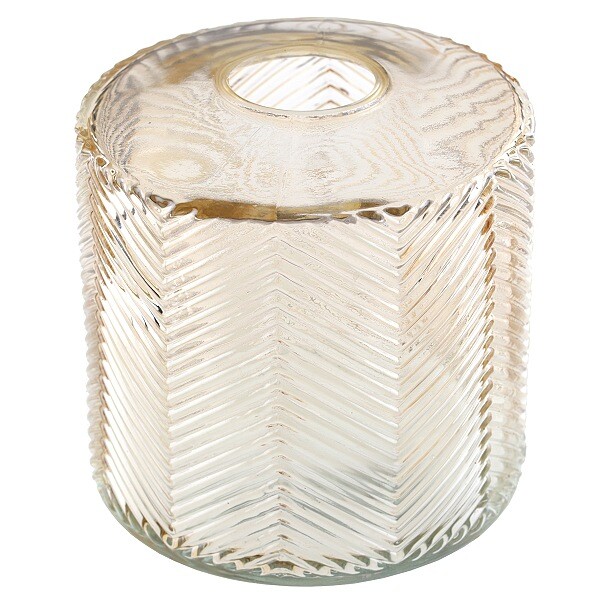 Váza dekorační geometrická zlatá 10,5 x 10 cm