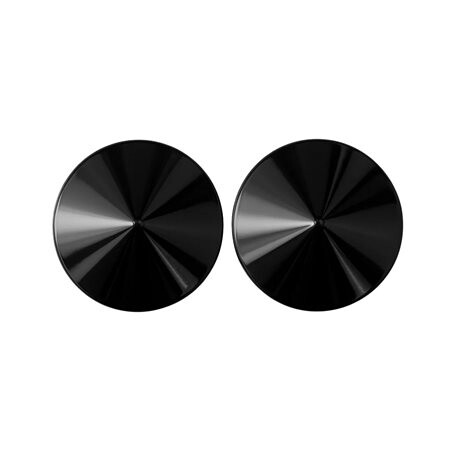 Kovové lepítka na bradavky Guilty Pleasure TEMPTING TOUCH COVERS BLACK Guilty Pleasure