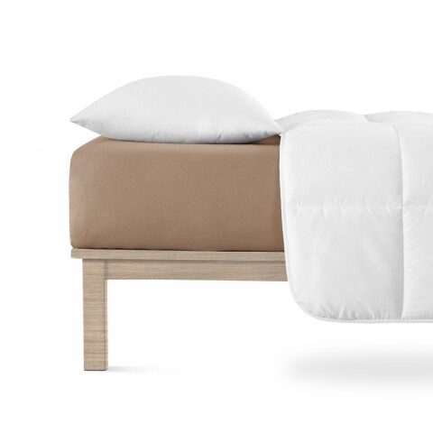 Prostěradlo Andrea Simone boxspring 180x200x35 ořechové B20130505 Idea