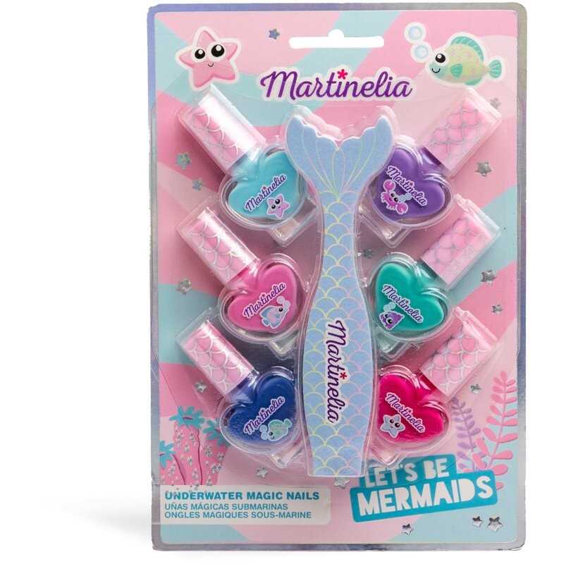 Martinelia Let's be Mermaid Nail Set sada na nehty pro děti