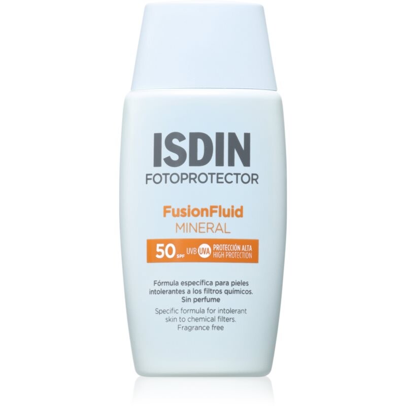 ISDIN Fotoprotector Fusion Fluid Mineral SPF 50 ochranný fluid pro citlivou pleť SPF 50 50 ml