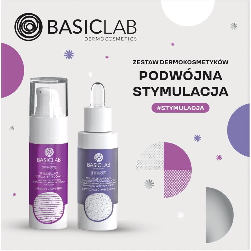 BasicLab Dermocosmetics Double Stimulation dárková sada pro zpevnění pleti