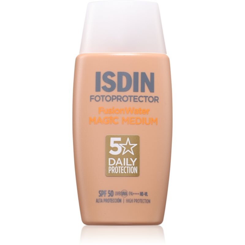 ISDIN Fotoprotector FusionWater Magic Medium SPF50 lehký tónovací fluid SPF 50 50 ml