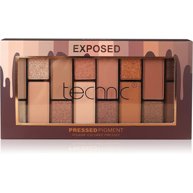 Technic Cosmetics Pressed Pigments paleta očních stínů odstín Exposed 29.6 g