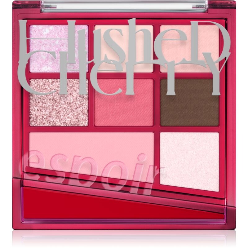 espoir Real Eye Palette All New paletka očních stínů pro dokonalý vzhled odstín Hushed Cherry 94 g