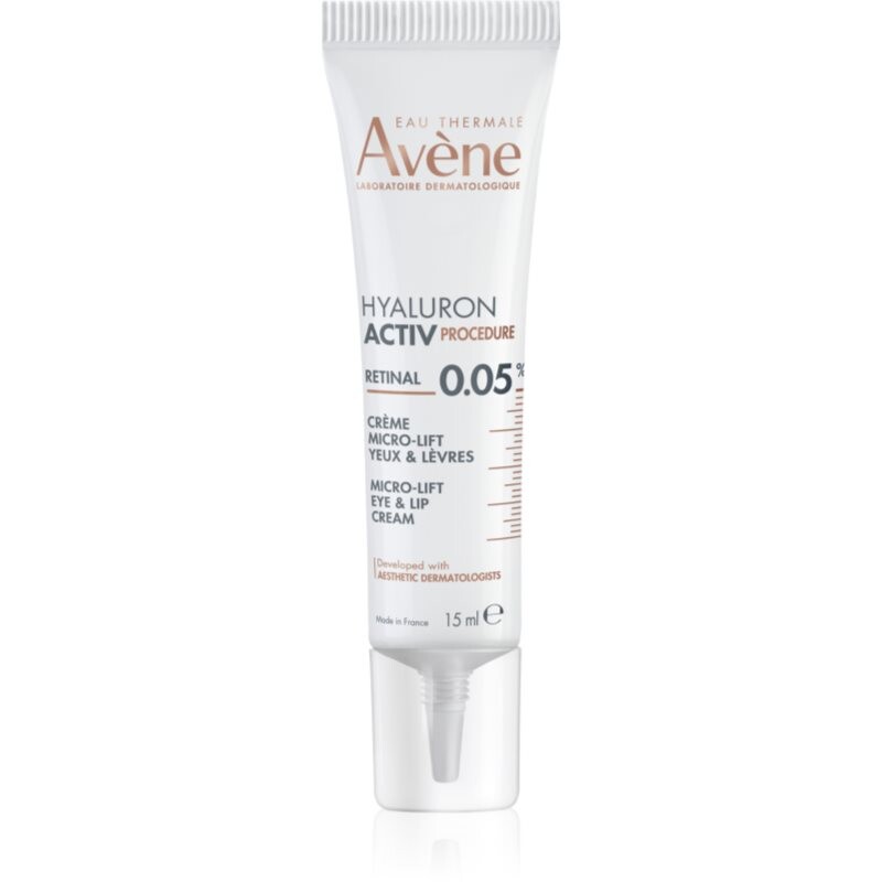Avène Hyaluron Activ Procedure Micro-Lift Eye & Lip Cream 0.05% Retinal Mikro-liftingový krém na oči a rty s retinalem 0,05 % 15 ml