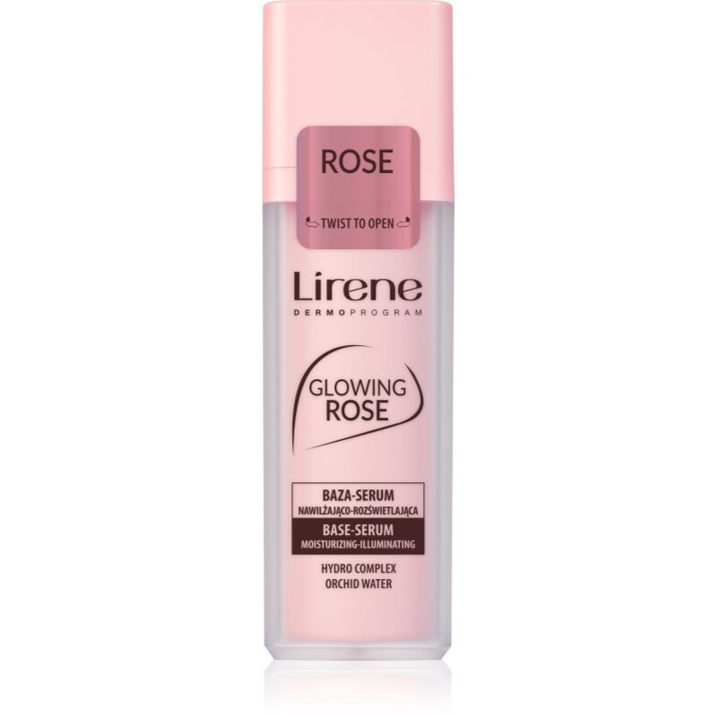Lirene Base Serum Glowing Rose rozjasňující podkladové sérum 30 ml