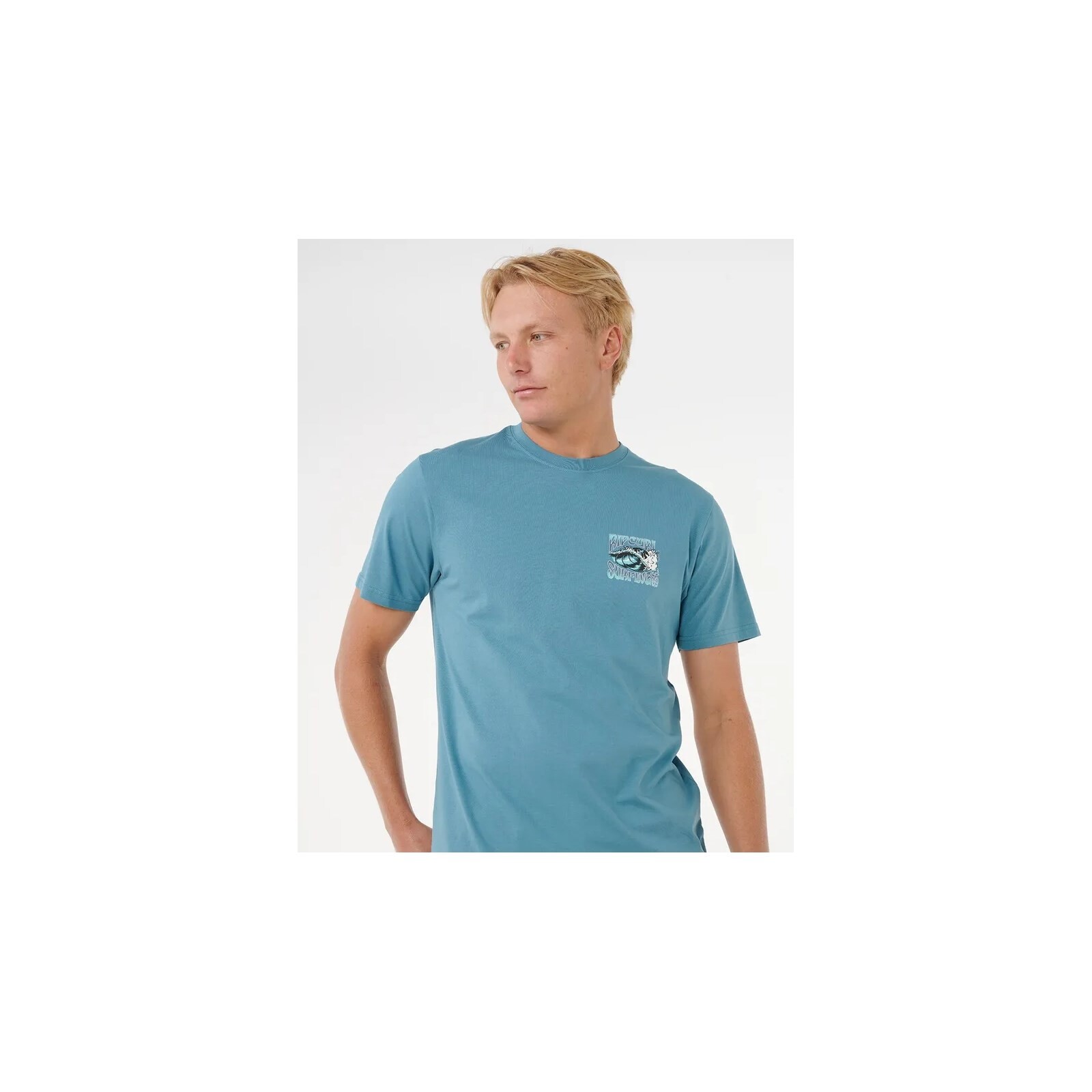triko RIP CURL - Hazed & Tubed Tee Storm Blue (1276) velikost: XL