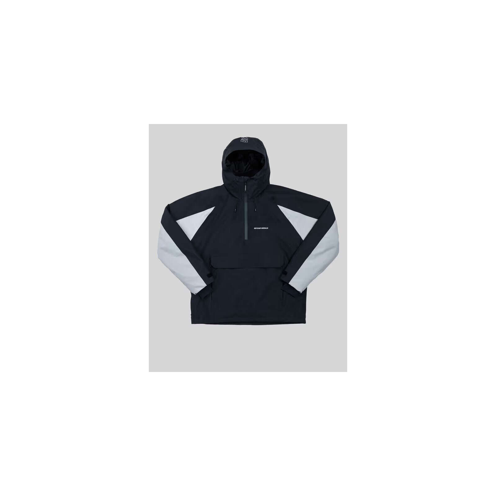 bunda BEYOND MEDALS - Retro Anorak 2L Black (BLACK) velikost: M