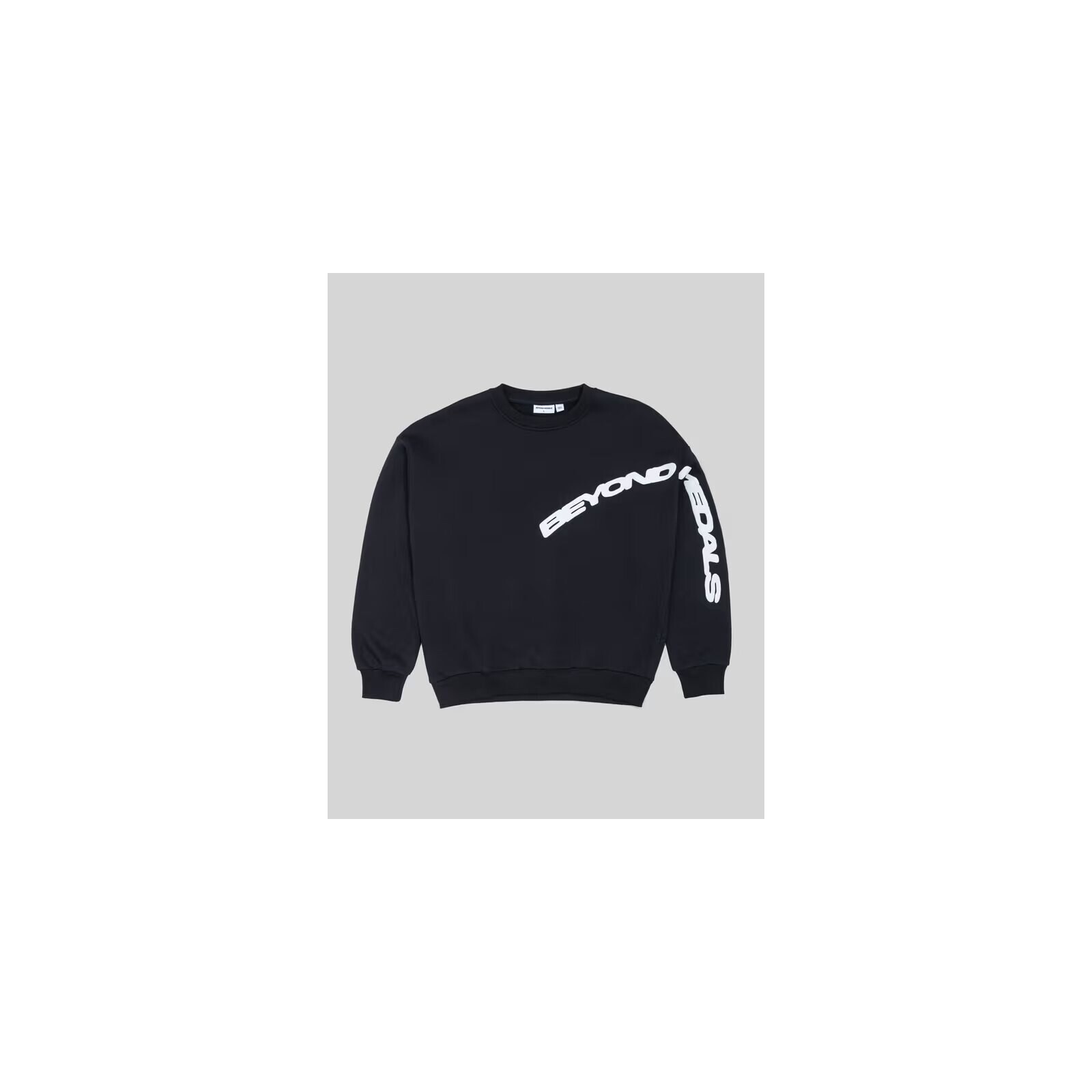 mikina BEYOND MEDALS - Puff Crewneck Black (BLACK) velikost: M