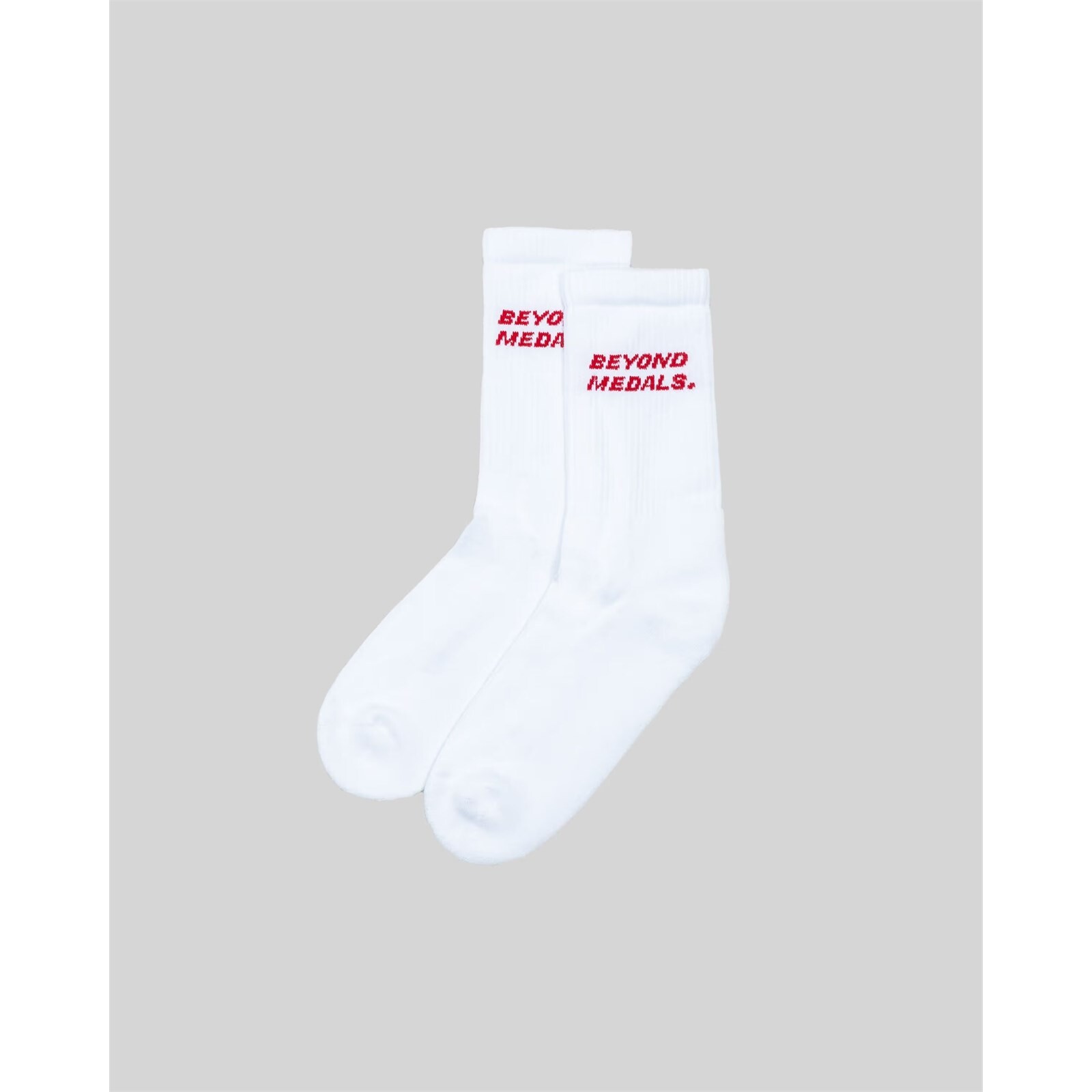 ponožky BEYOND MEDALS - Logo Socks 2P White (WHITE) velikost: 37-39