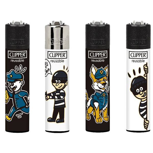 Zapalovač Clipper CP11RH Cops and Robbers