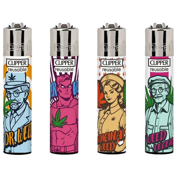 Zapalovač Clipper CP11RH Family Weed