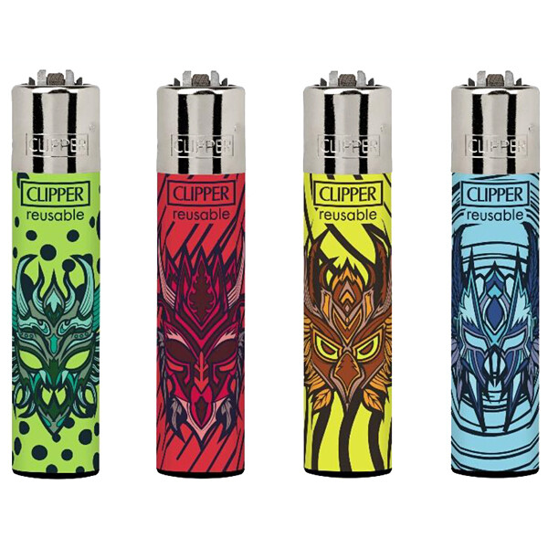 Zapalovač Clipper CP11RH Tribal Masks