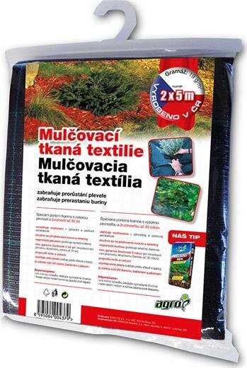 Agro textilie mulčovací, tkaná 2 x 5 m, černá
