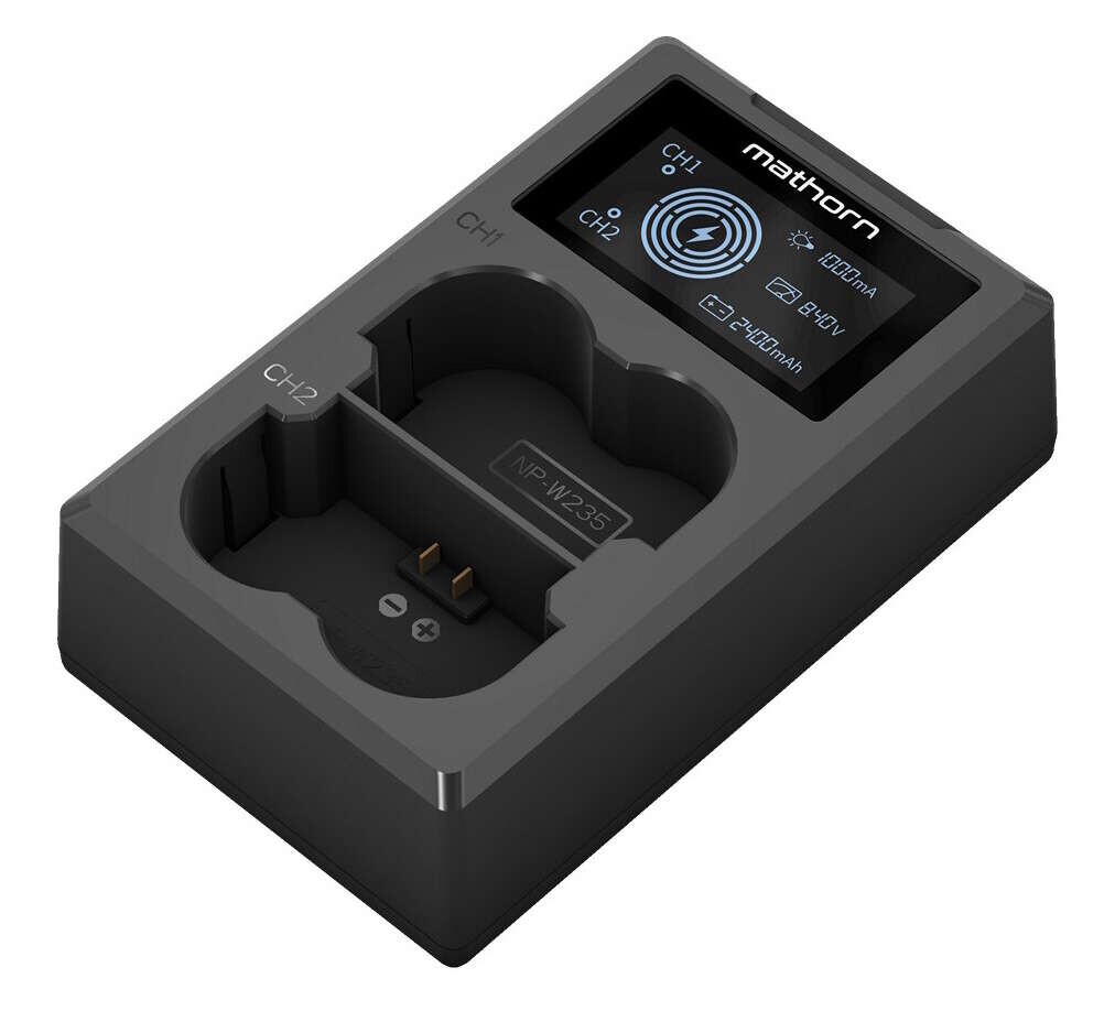 Mathorn MBC-D250 duální USB-C nabíječka pro DMW-BLK22
