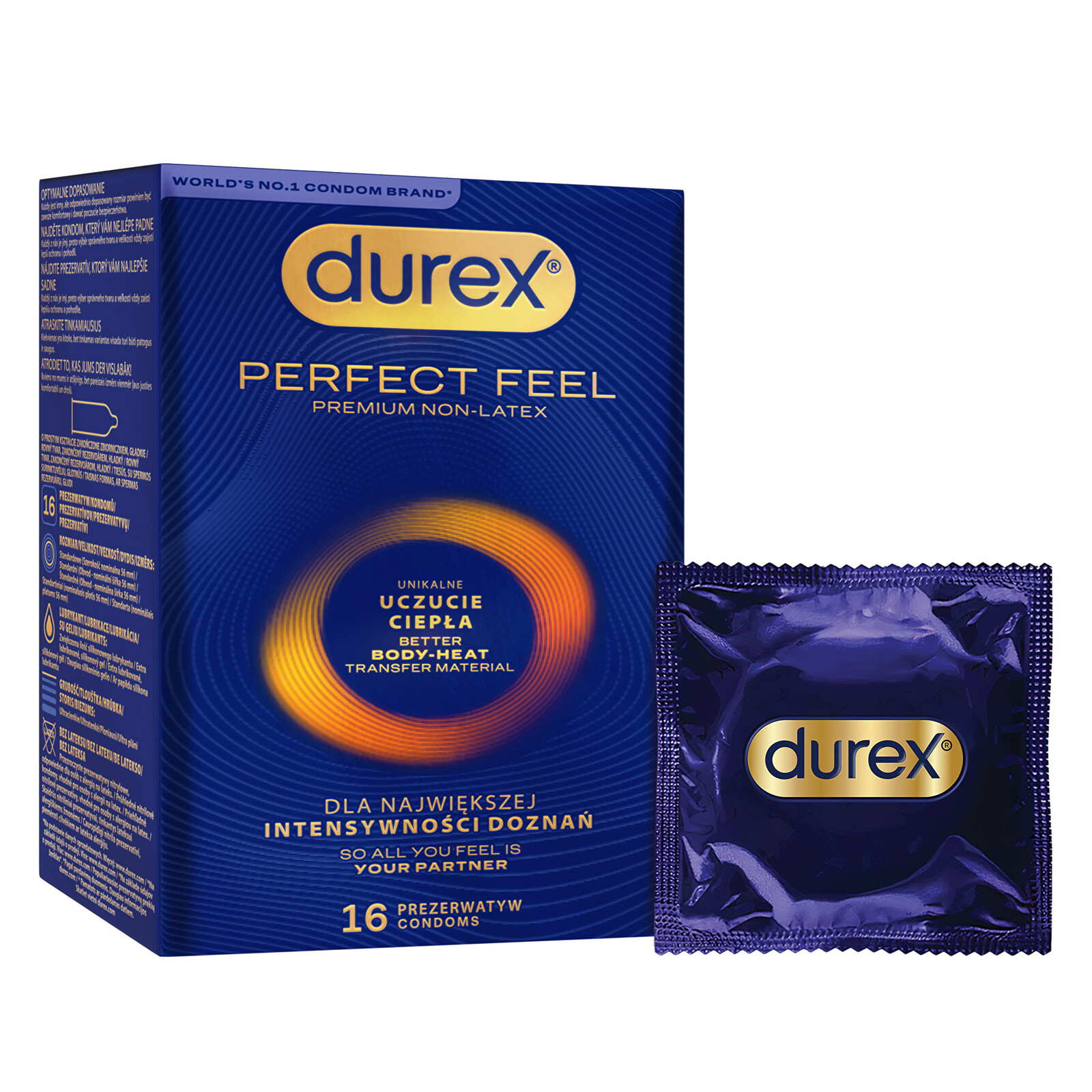 Durex Kondomy Perfect Feel 16 ks