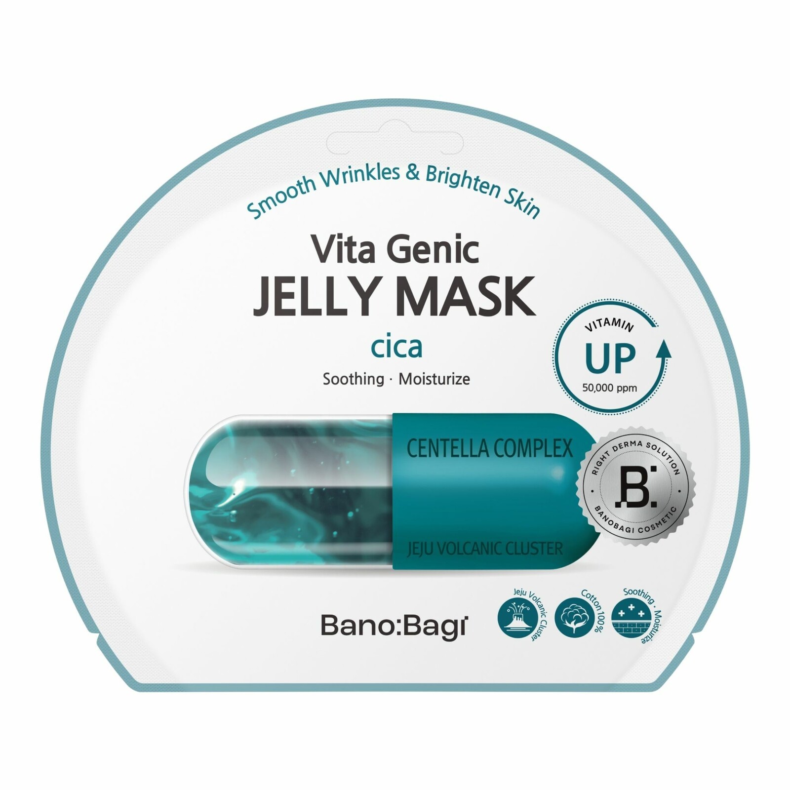 BANOBAGI Zklidňující pleťová maska Vita Genic Cica (Jelly Mask) 30 g