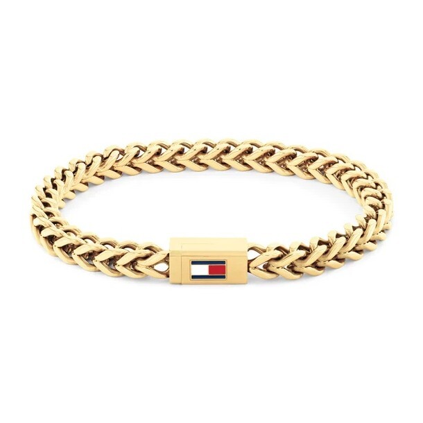 Tommy Hilfiger Moderní pozlacený náramek pro muže 2790648 19 cm