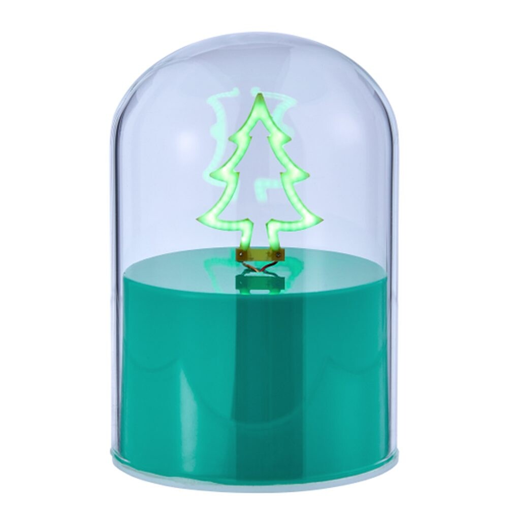 GLOW BALL Neonové světlo stromek - zelená