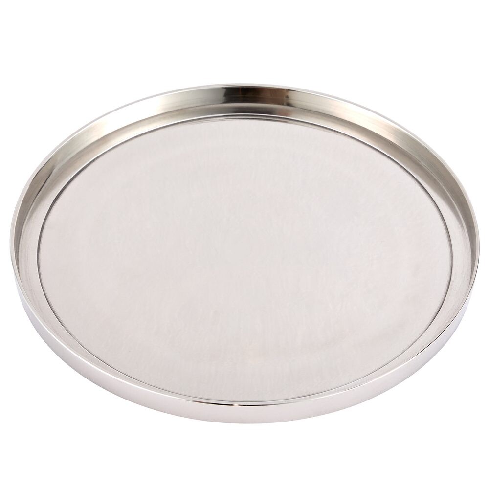 CLASSIC Dekorační talíř leštěný - stříbrná