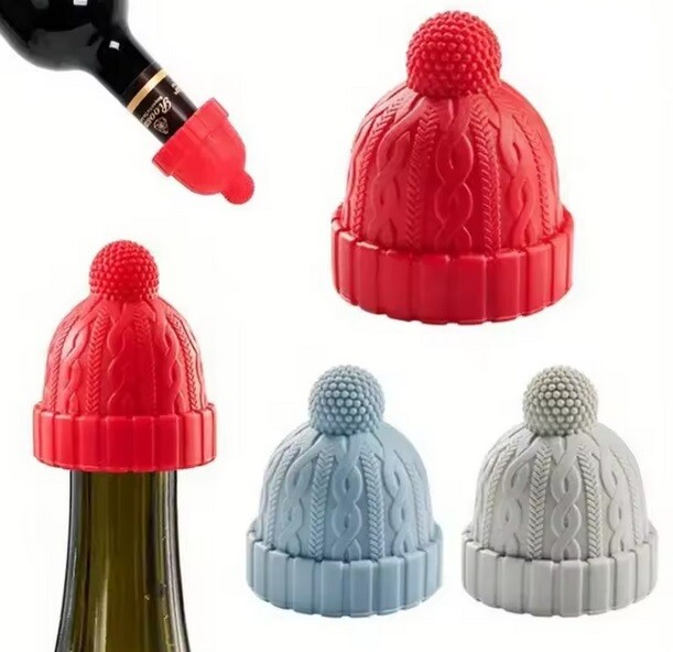 Netradiční zátky na víno - fialová