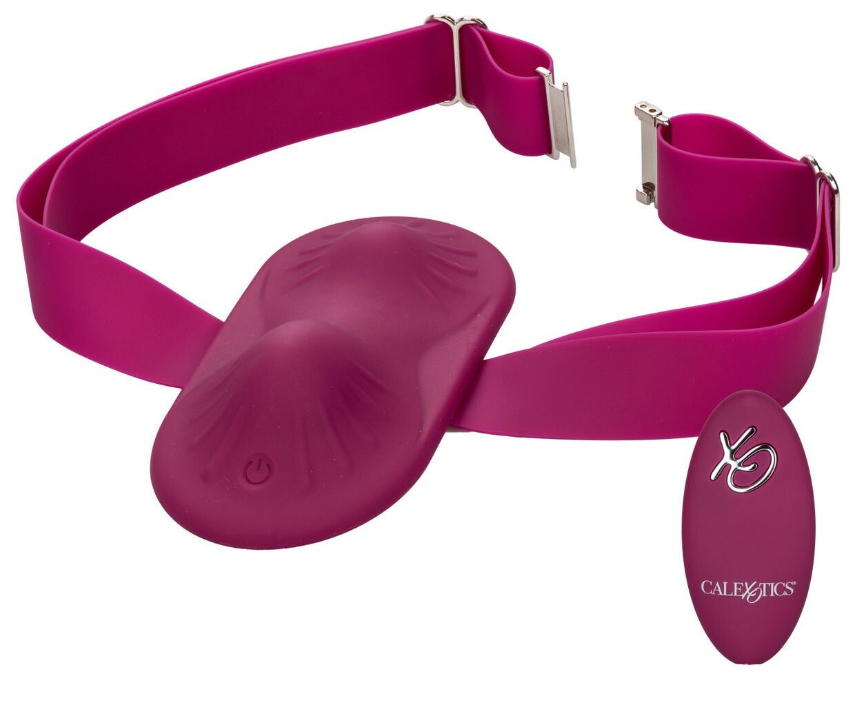 California Exotic Novelties Vibrační podložka s popruhem (+ dálkový ovladač) DUAL Rider - California Exotic Novelties