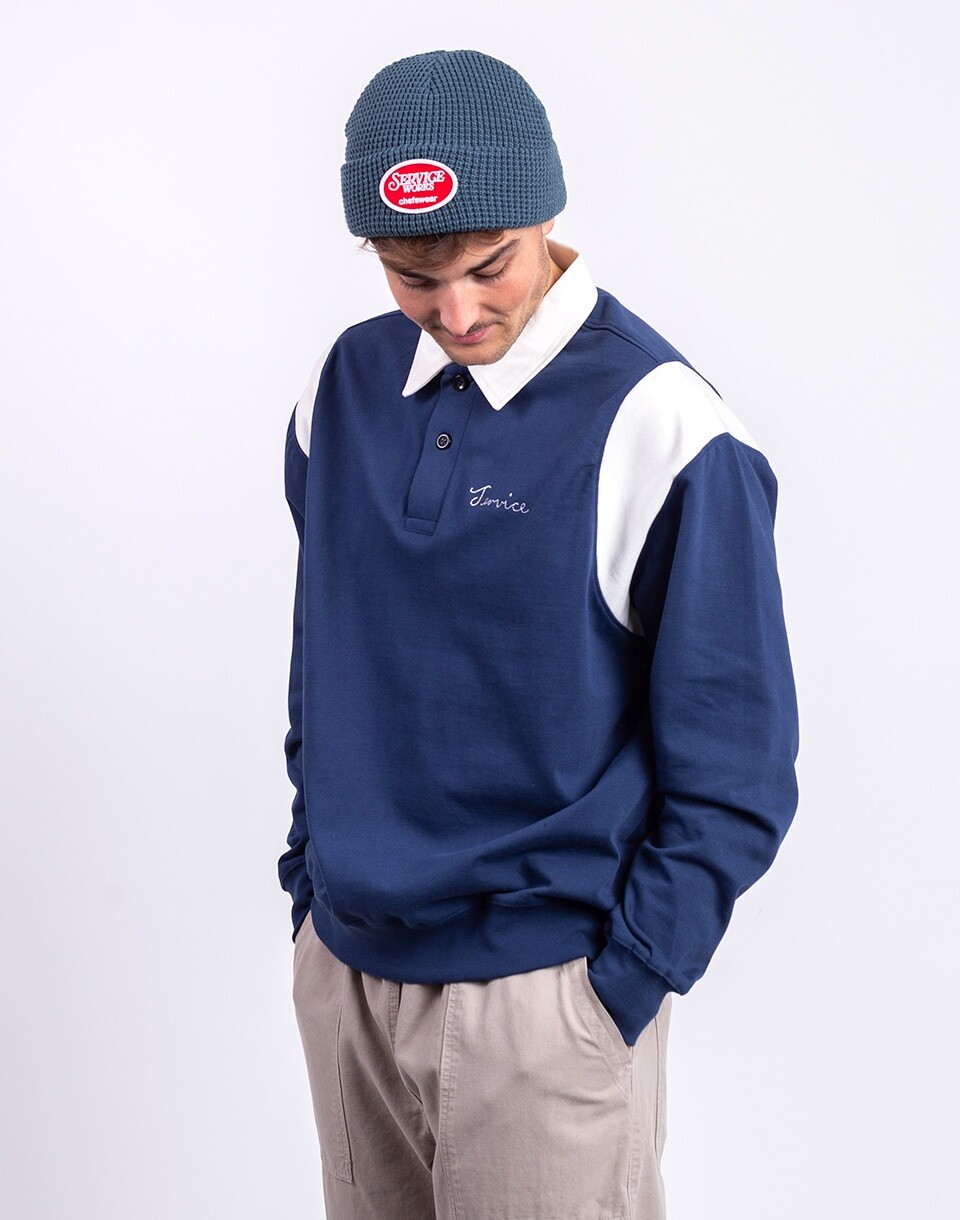 Service Works Bistro Polo NAVY L