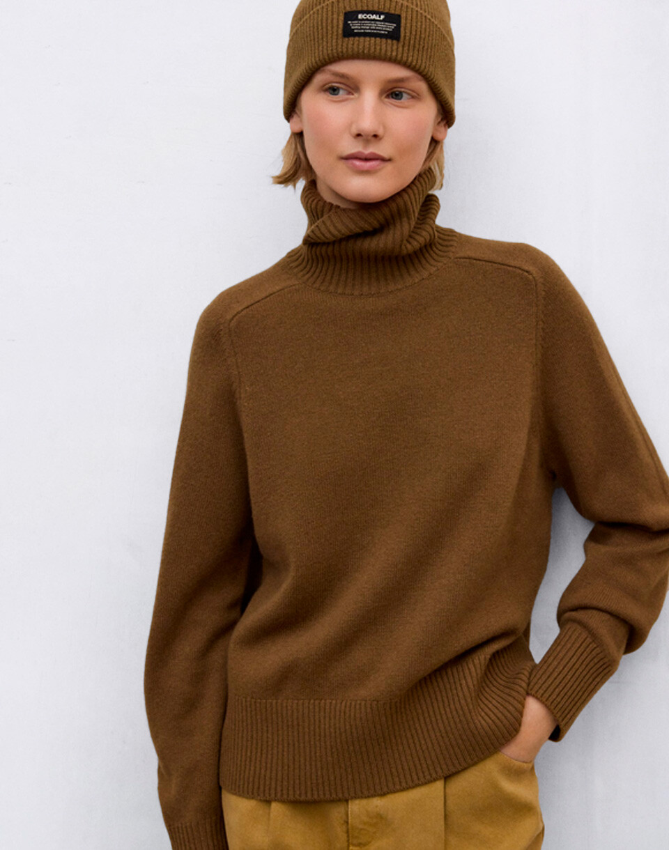 ECOALF Caqui Knit Woman BISCOTTI XS