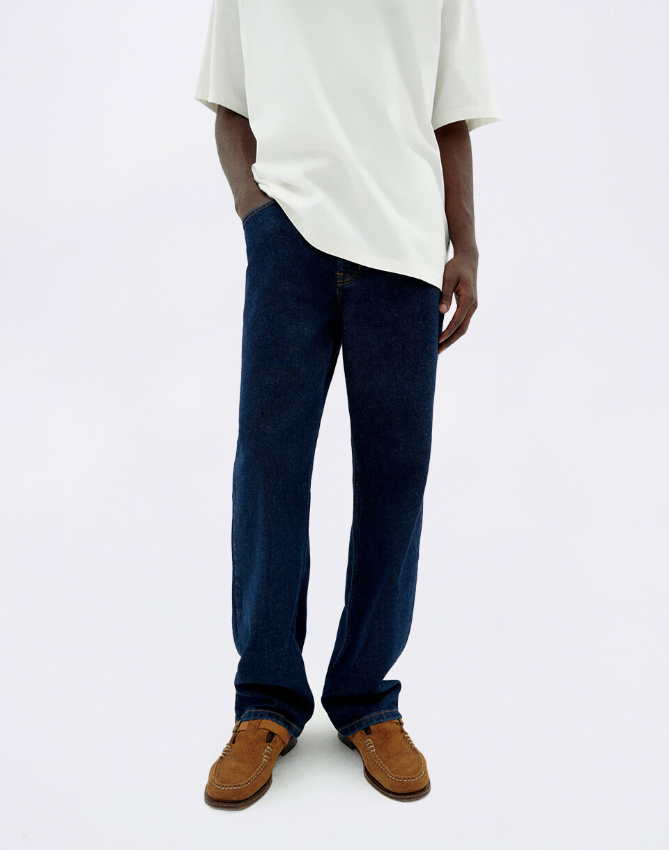 Thinking MU Dark Clean Denim David Pants DENIM 40