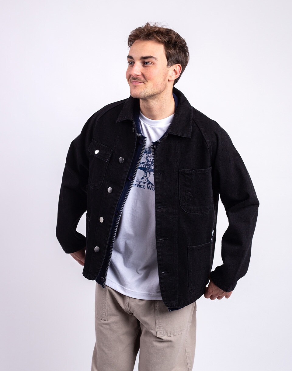 Service Works Denim Coverall 2.0 DARK WASH XL